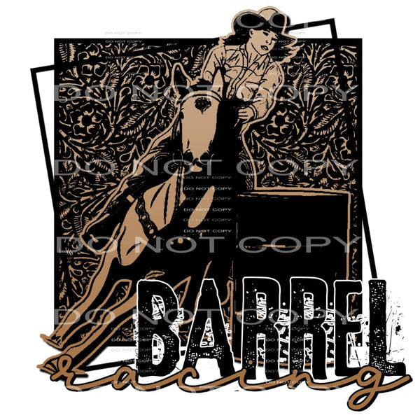 barrel racing #4562 Sublimation transfers - Heat Transfer
