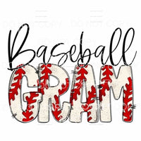 Baseball Mama - Mimi - Mom - Nana other names in drop down 