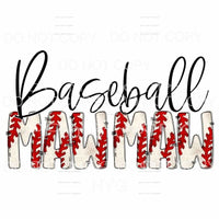 Baseball Mama - Mimi - Mom - Nana other names in drop down 