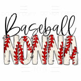 Baseball Mama - Mimi - Mom - Nana other names in drop down 