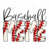 Baseball Mama - Mimi - Mom - Nana other names in drop down 