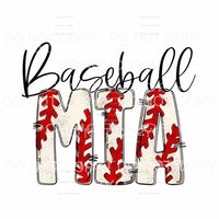 Baseball Mama - Mimi - Mom - Nana other names in drop down 