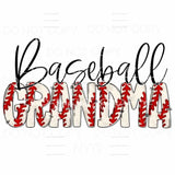 Baseball Mama - Mimi - Mom - Nana other names in drop down 
