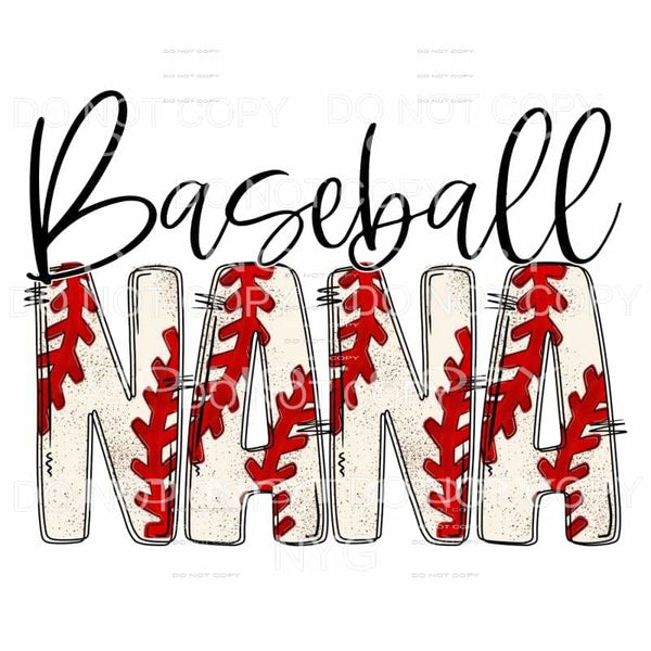 Baseball Mama - Mimi - Mom - Nana other names in drop down 
