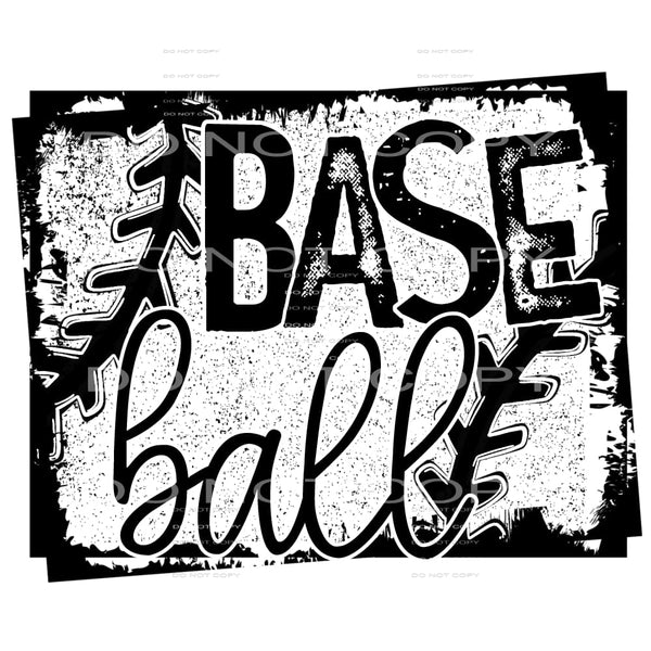 baseball #4584 Sublimation transfers - Heat Transfer
