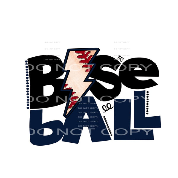 baseball #6457 Sublimation transfers - Heat Transfer