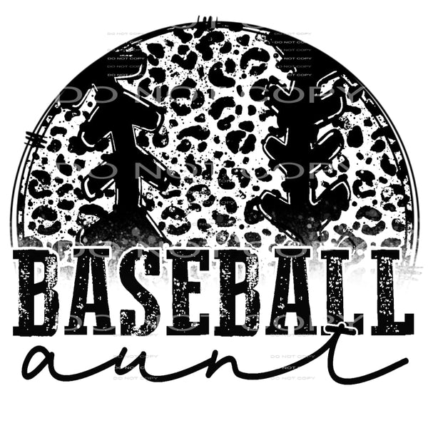 baseball aunt #4984 Sublimation transfers - Heat Transfer