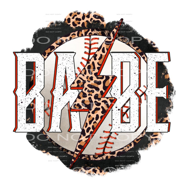 baseball babe #4809 Sublimation transfers - Heat Transfer