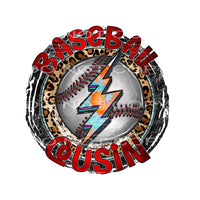 baseball cousin #7612 Sublimation transfers - Heat Transfer