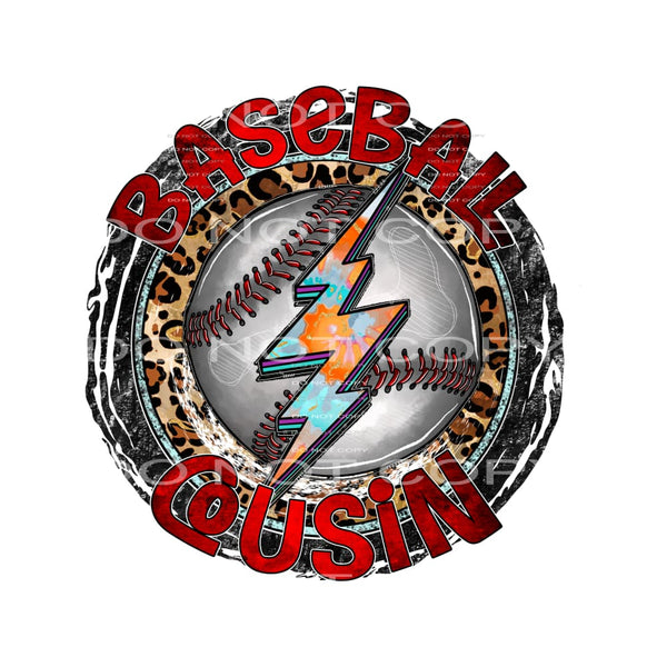 baseball cousin #7612 Sublimation transfers - Heat Transfer
