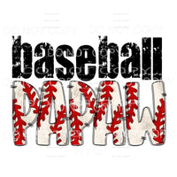 BASEBALL DAD - grandpa - pop pop brother uncle etc in drop 