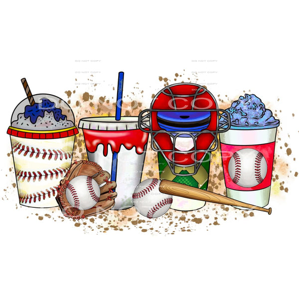 Baseball Drinks # 2111 Sublimation transfers - Heat Transfer