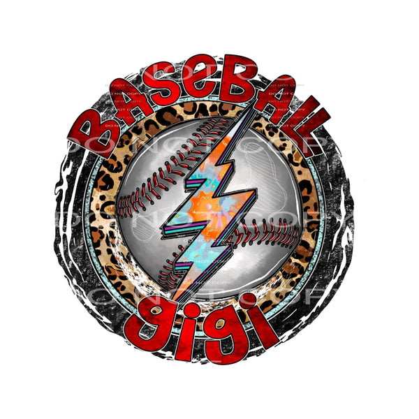 baseball gigi #7613 Sublimation transfers - Heat Transfer