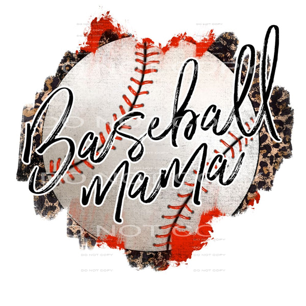 baseball mama #4812 Sublimation transfers - Heat Transfer