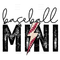 baseball mini #4762 Sublimation transfers - Heat Transfer
