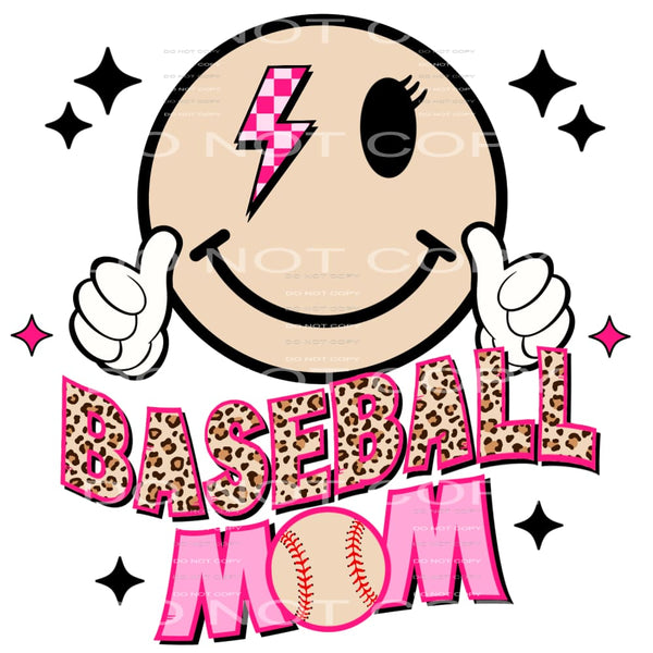 Baseball Mom #4315 Sublimation transfers - Heat Transfer