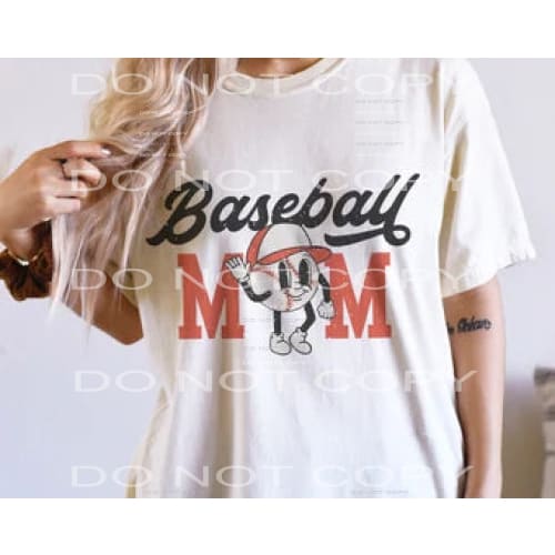 baseball mom #5049 Sublimation transfers - Heat Transfer