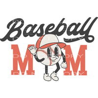 baseball mom #6376 Sublimation transfers - Heat Transfer
