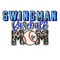 Baseball Mom Blue # 2153 Sublimation transfers - Heat 