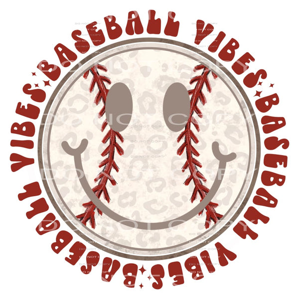 baseball vibes #4675 Sublimation transfers - Heat Transfer