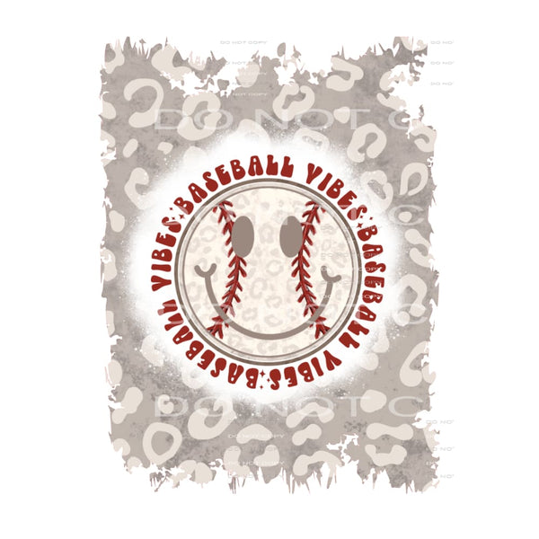 baseball vibes #4712 Sublimation transfers - Heat Transfer