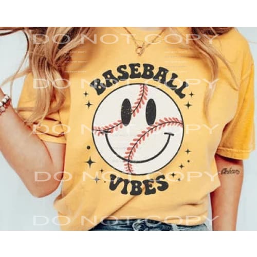 baseball vibes #5032 Sublimation transfers - Heat Transfer