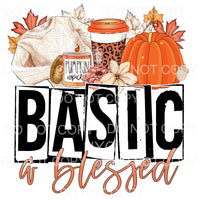 Basic And Blessed Sweater Leopard Cup Pumpkin Spice Candle 
