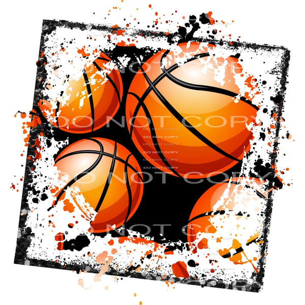 basketball #6598 Sublimation transfers - Heat Transfer