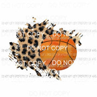 Basketball leopard background Sublimation transfers Heat Transfer