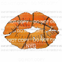 Basketball Lips Sublimation transfers Heat Transfer