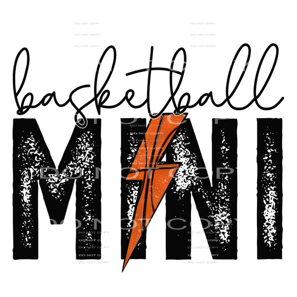 basketball mini #4867 Sublimation transfers - Heat Transfer