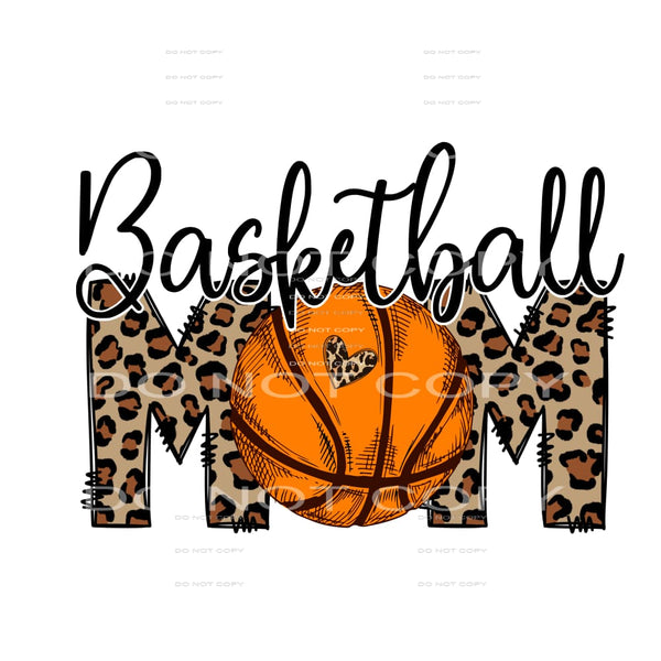 Basketball Mom #4443 Sublimation transfers - Heat Transfer