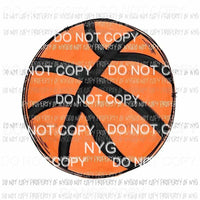 Basketball orange and black Sublimation transfers Heat Transfer