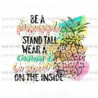 Be A Pineapple Sublimation transfers Heat Transfer