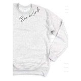 Be Kind # 4471 collar on shirt Sublimation transfers - Heat