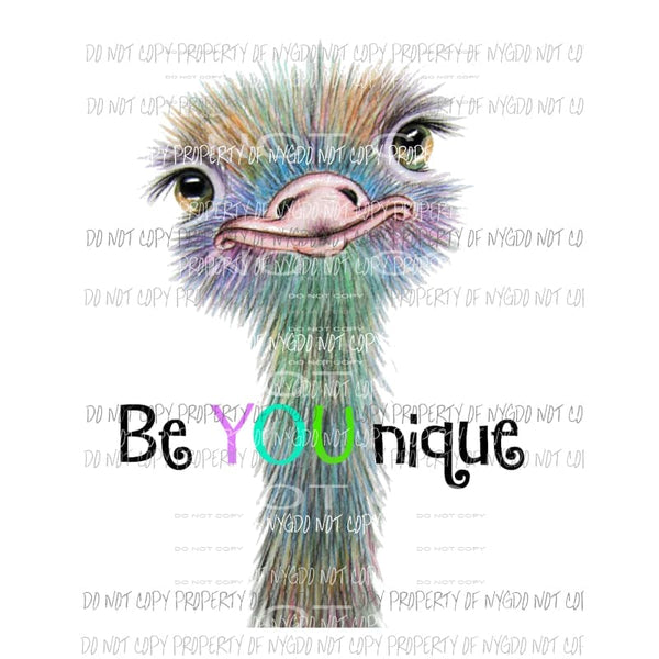 Be YOU nique Sublimation transfers Heat Transfer