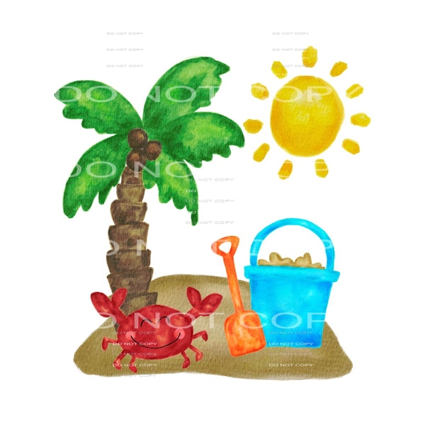 beach #4903 Sublimation transfers - Heat Transfer