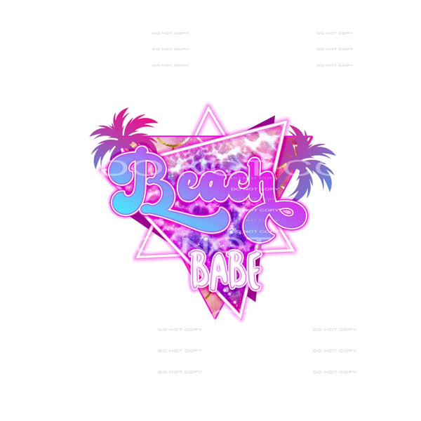 Beach Babe #4509 Sublimation transfers - Heat Transfer