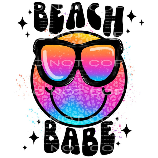 beach babe #6385 Sublimation transfers - Heat Transfer