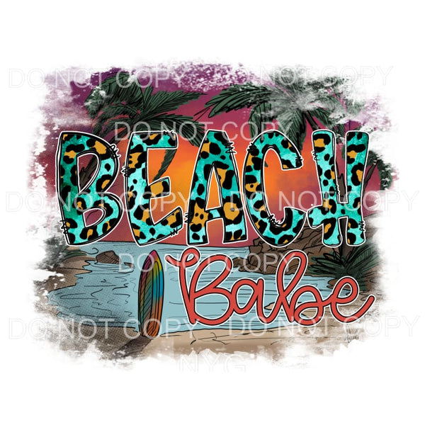 Beach Babe # 9 Sublimation transfers - Heat Transfer