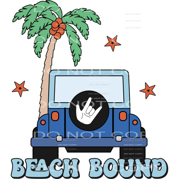 Beach Bound #4534 Sublimation transfers - Heat Transfer