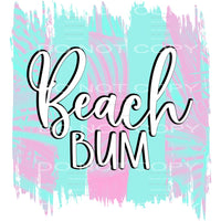 beach bum #6156 Sublimation transfers - Heat Transfer