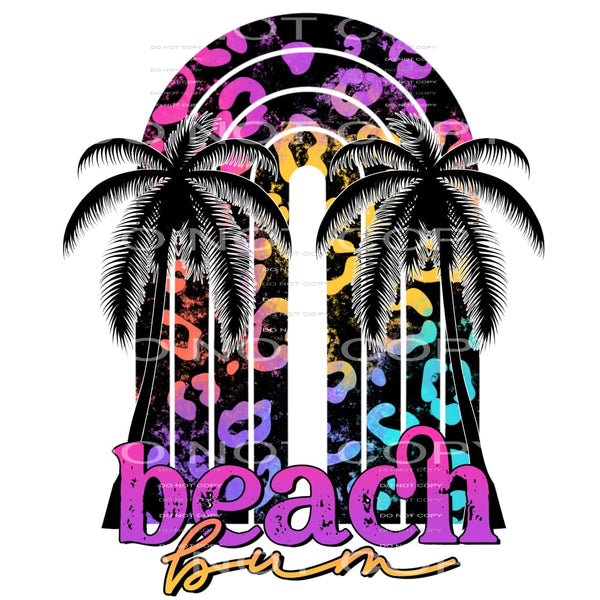 beach bum #6397 Sublimation transfers - Heat Transfer