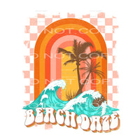 beach daze #6516 Sublimation transfers - Heat Transfer