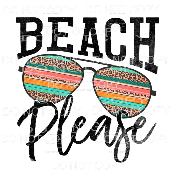 Beach Please Serape Sunglasses Sublimation transfers - Heat 