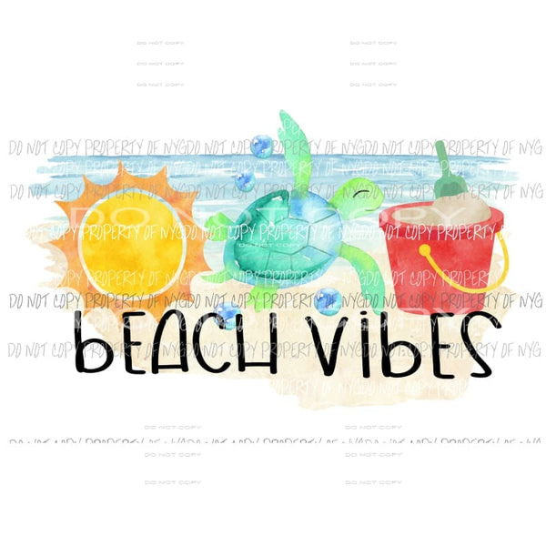 Beach Vibes #2 child Sublimation transfers Heat Transfer