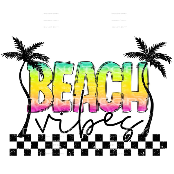 beach vibes #7138 Sublimation transfers - Heat Transfer