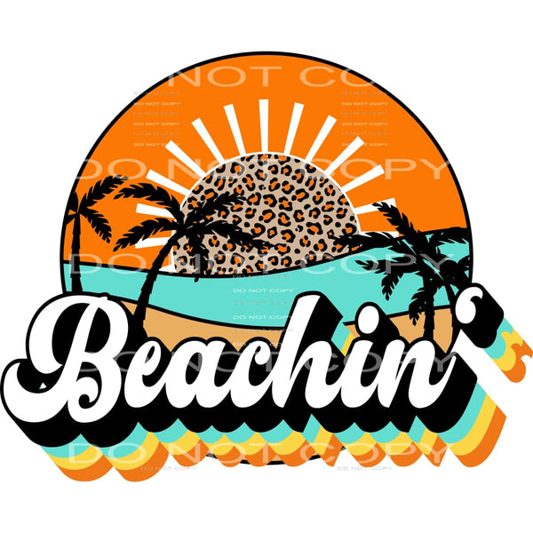 Beachin #4543 Sublimation transfers - Heat Transfer Graphic