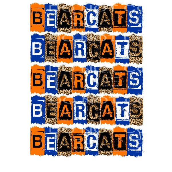 Bearcats # 111210 Sublimation transfers - Heat Transfer