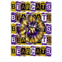 Bearcats BLOCK LETTERS # 111204 Sublimation transfers - Heat